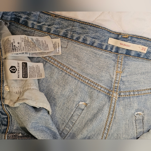 Levi's 94 Baggy Women's Jeans sz 31 - Picture 3 of 7
